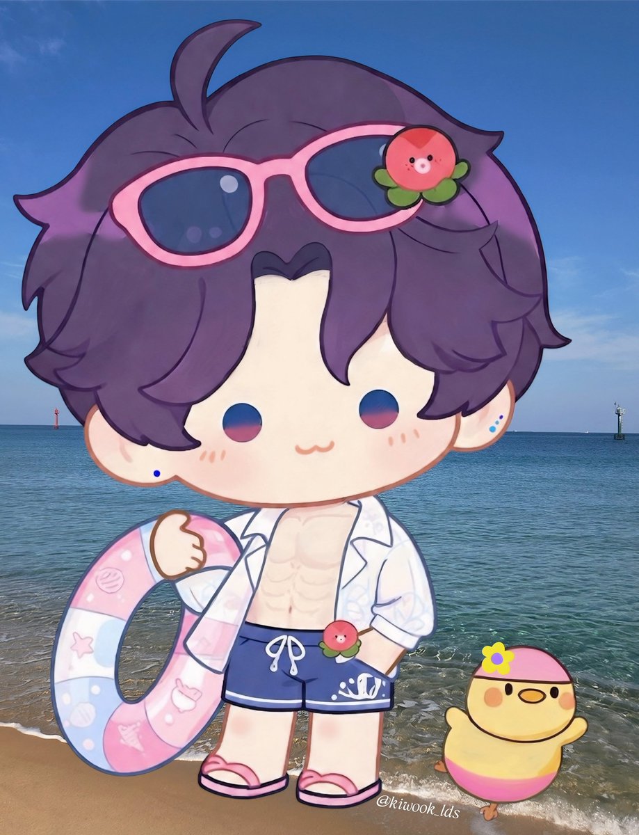 Kiwook_LDS's tweet photo. 🌊🤽🏻‍♂️🌊
어때? 
날 보니까 시원해졌지? 😉
더운 날씨에 오늘도 정말 수고했어.🫂💜 https://t.co/uUoGQOrRkD