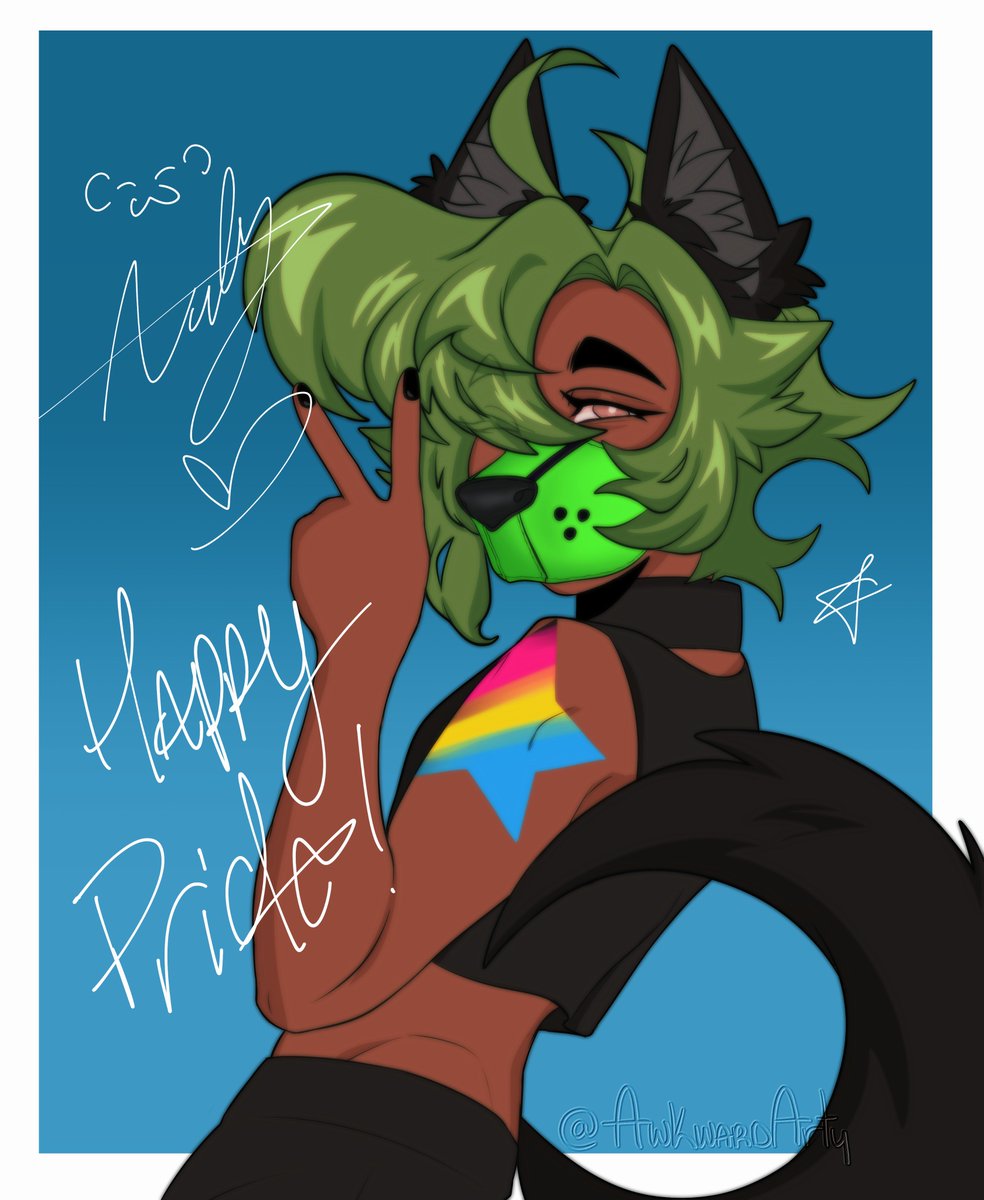 AwkwardArty's tweet photo. its still the 30th of June somewhere
happy pride, bow wow https://t.co/v1Grzf2e0G