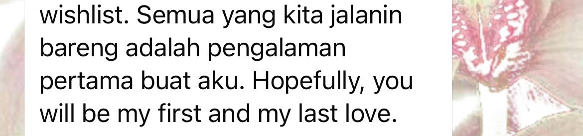 abtcywaa's tweet photo. dari kelongtextan dia gue salfok sama paragraf ini... like- so cute https://t.co/9KZt8WtD5b