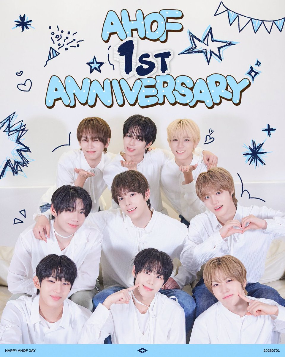 ddao_ann's tweet photo. AHOF 1st Debut Anniversary Giveaway
#AHOF #아홉
#아홉이들_태어난지_1년

📷 Prize:
• 4 Sealed AHOF Albums
• 4 Winners (1 album per winner)
End: July 3, 2026 (11:59PM)

📷heart and rt
📷Leave a greeting for AHOF
📷Follow

Photo Credits: @AHOF_official https://t.co/z2K6pBlilg