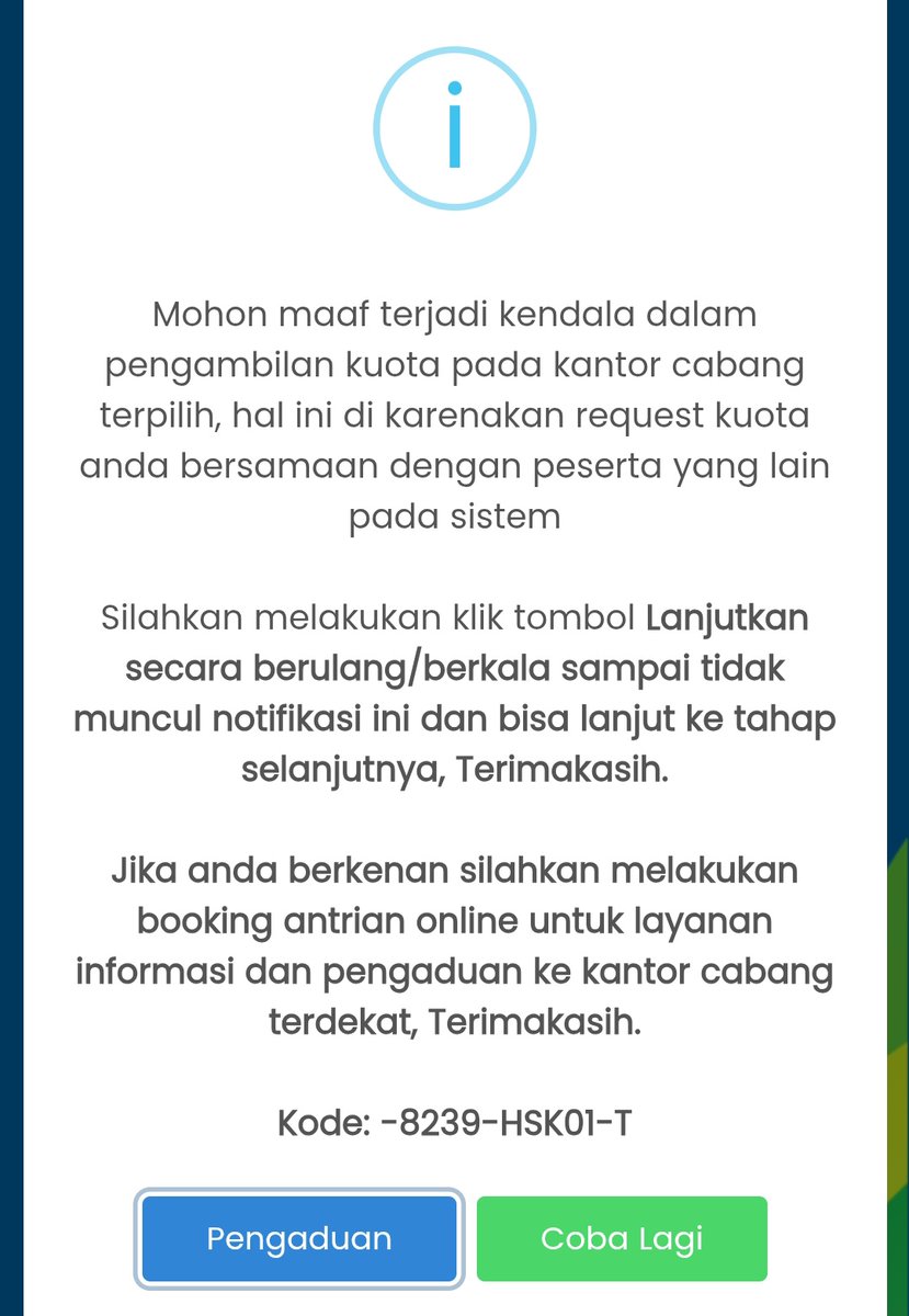 RandyAdithia's tweet photo. Halo min @BPJSTKinfo mau klaim saldo jht di lapak asik kenapa selalu muncul notif ini ya? https://t.co/RZ3Mpq9tll