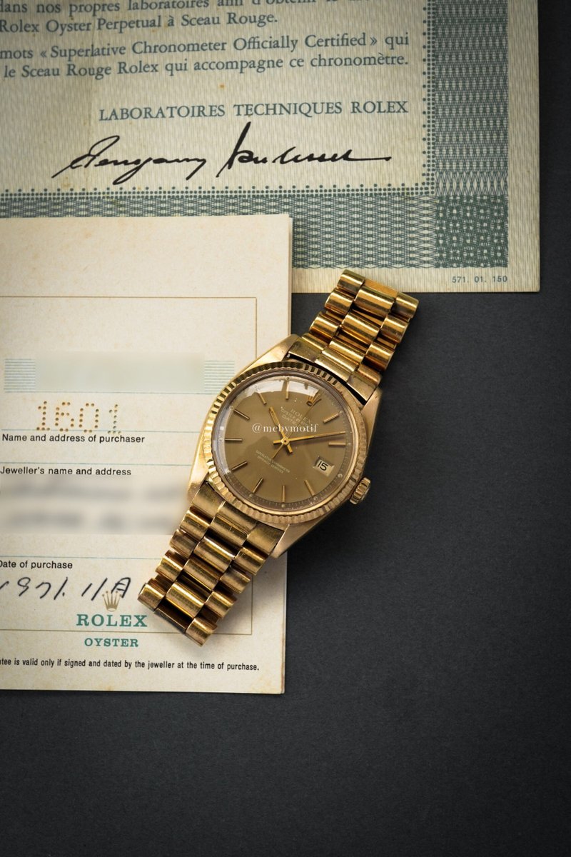 LowBEAT2012's tweet photo. 【LowBEAT掲載情報】Now on sale！
 【Vintage 金無垢モデル】 ROLEX ロレックス デイトジャスト イエローゴールド ゴースト文字盤 1601/8
4,680,000 円 (税込)
MOTIF
https://t.co/M19h7FcdkH

#LowBEAT #LowBEATマーケットプレイス #アンティーク時計 #時計入荷情報 #腕時計 https://t.co/Ey36vOh0Gt