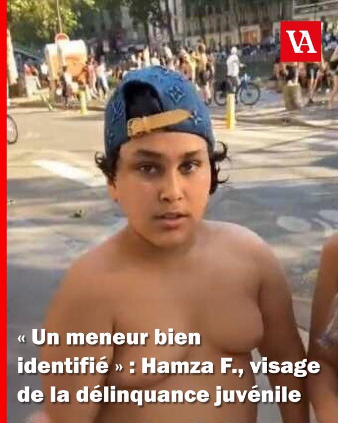 Ad_Vitam44_'s tweet photo. Un jeune individu “HamzaLaDouane” s’est filmé en déclarant devant caméra :
« Avec tout le respect que je vous dois, allez niquer vos mères, les fachos. » 

Il agit et vit comme dans certains endroits du globe où la loi n’existe pas  vraiment. Certains milieux, certains groupuscules se comportent ainsi. On rigole parce qu’il est jeune et qu’il brandit un pistolet à eau. Mais en attendant, il racketterait, extorquerait de l’argent sous la menace potentielle “d’actes violents en groupe” … et tout le monde peut le voir.
Dans plusieurs de ses vidéos, on le voit commettre des vols avec le sourire. Plus récemment, on découvre qu’il pénètre chez des particuliers avec ses complices pour “les insulter”. Que se passe-t-il réellement hors caméra ?
Et que dire du maire de Paris, Emmanuel Grégoire, qui a rencontré cet individu et lui a donné  légitimité avec fierté ?
Pendant que le gouvernement se montre d’une fermeté exemplaire envers les citoyens honnêtes et respectueux des lois, 

il autorise ou tolère des “projets X ”un peu partout sur le territoire. À ce stade, on est en droit de se demander si ce gouvernement n’a pas été mis en place pour saboter notre pays et achever un travail déjà bien entamé.
Car à ce niveau-là, ce n’est plus de l’incompétence. C’est autre chose.
1- 📷 réseau social 
📷2- Valeurs Actuelles