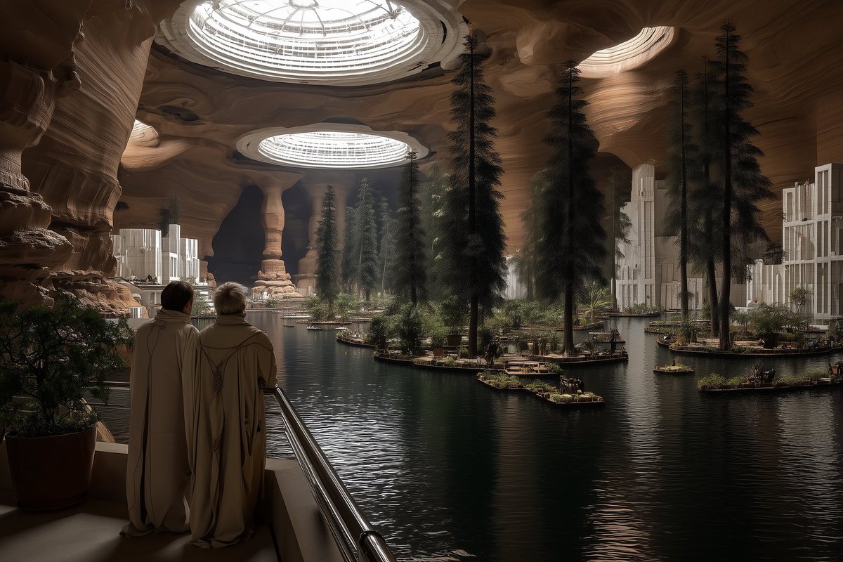 is_OwenLewis's tweet photo. Our homes on Mars should be green and peaceful. https://t.co/2XVqXVYekC