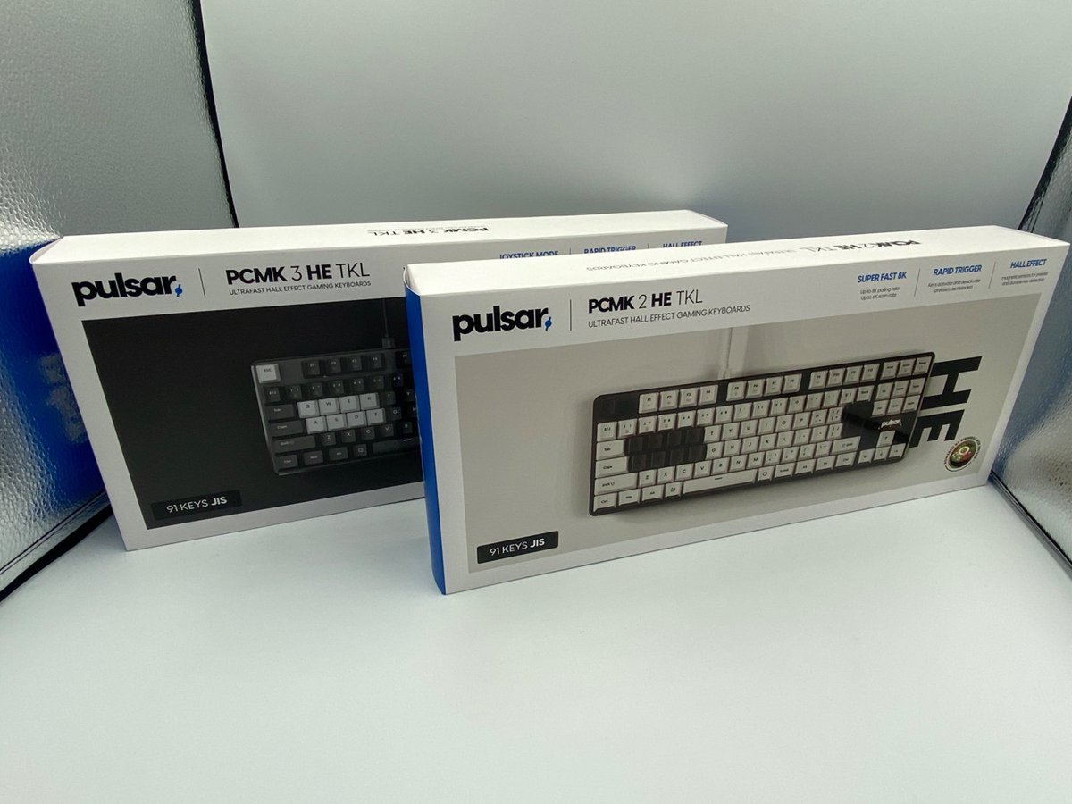 PK_shizuoka's tweet photo. ✨おすすめキーボード紹介✨
pulserのPCMK 3 HE TKL⌨
✅0.01mmの高精度検知
✅超低遅延 0.1ms
✅ラピッドトリガー対応
etc...... 書ききれないほどの最新機能、付属品が満載‼
#パソコン工房 #静岡 #pulser #VALORANT #APEX #ゲーミングPC #白PC https://t.co/pksDwkb8sY