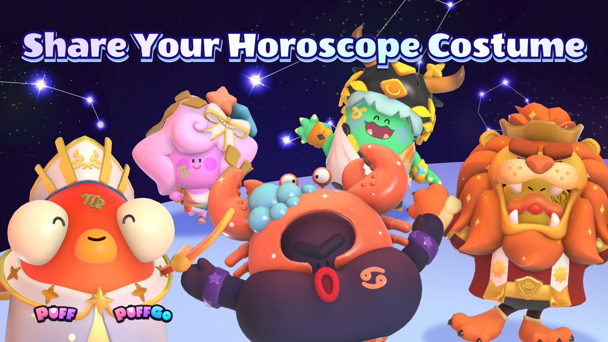 Puffverse's tweet photo. Don't forget to level up your wardrobe too ๐ฝ
Have you already redeemed your horoscope-themed costume in the #PuffGo Horo My Scope? ๐
Beyond featured suits
๐ก The remaining suits remain unchanged
โญ๏ธ Can be redeemed w/ less Astro Stars
Go for evergreen classics or uniqueness?! https://t.co/BHVElHitpV