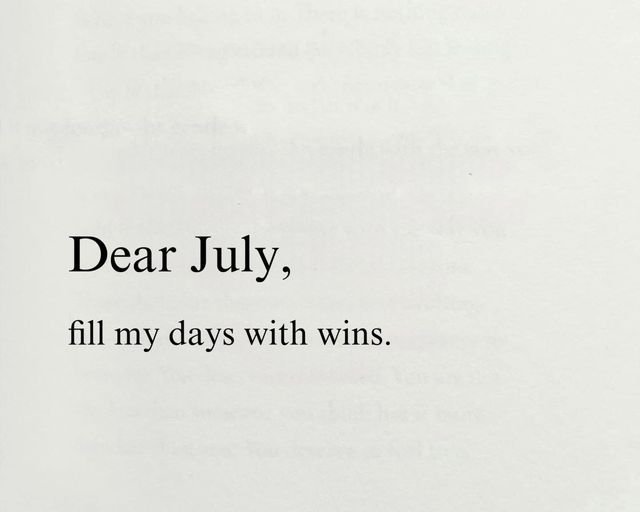 mhizblesin's tweet photo. Dear July https://t.co/xbc5IAly16