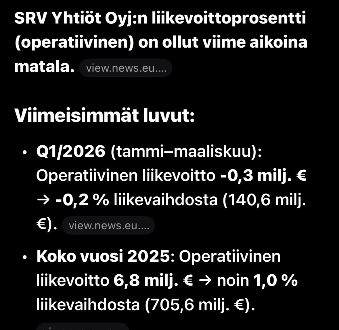cremaster16's tweet photo. @relli1972 @TereSammallahti Ottamatta kantaa siihen, onko tämä tuottavin sijoituskohde kyseisille rahoille, niin ei, kokoomuksen kaveri ei saa 35 miltsiä. SRV:n palkkalistoilla olevat henkilöt saavat palkkaa. https://t.co/1NiRFdMxSx