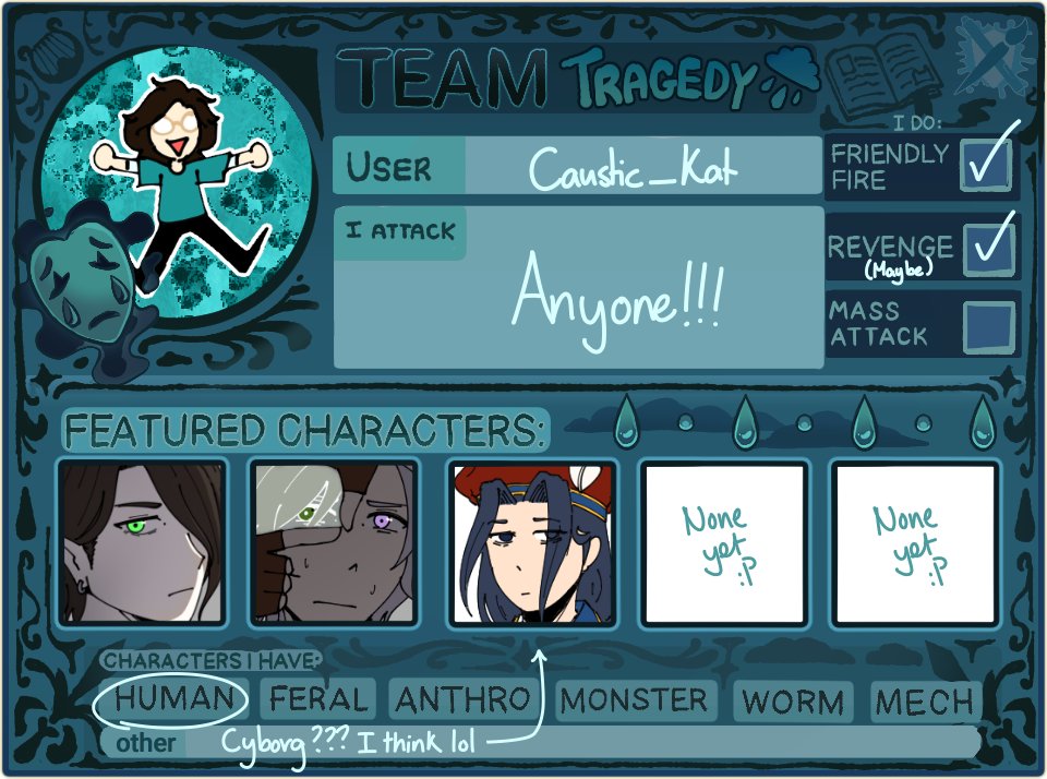 Caustic_Kat's tweet photo. I'm doing Artfight this year!! Come check me out and maybe I'll attack you...
https://t.co/ue4ntlyNZr https://t.co/CXHSm2PSDu