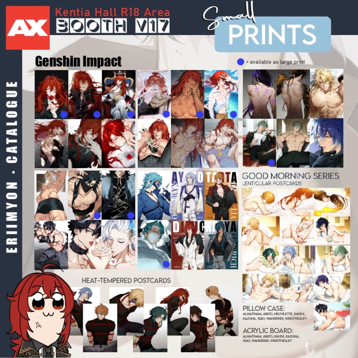 eriimyon's tweet photo. AX Catalog we are at Booth V17
See you! https://t.co/oeyMbHMrwf
