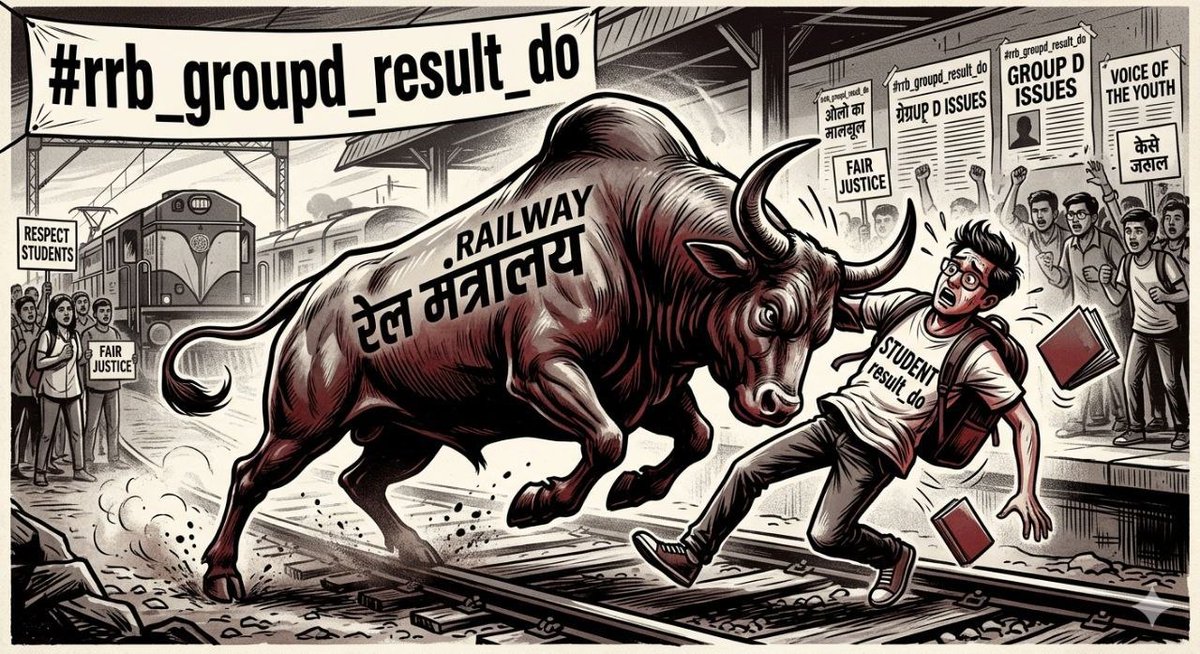 AnuKuma37441049's tweet photo. रेलवे का वादा जून का था,  आज जुलाई है!  1 करोड़ युवाओं का धैर्य अब जवाब दे चुका है। तुरंत परिणाम जारी करे। 
हक़ की लड़ाई, एकजुटता के साथ! 
#RAILWAY_GROUPD_RESULT_DO https://t.co/dobv6ctyVk