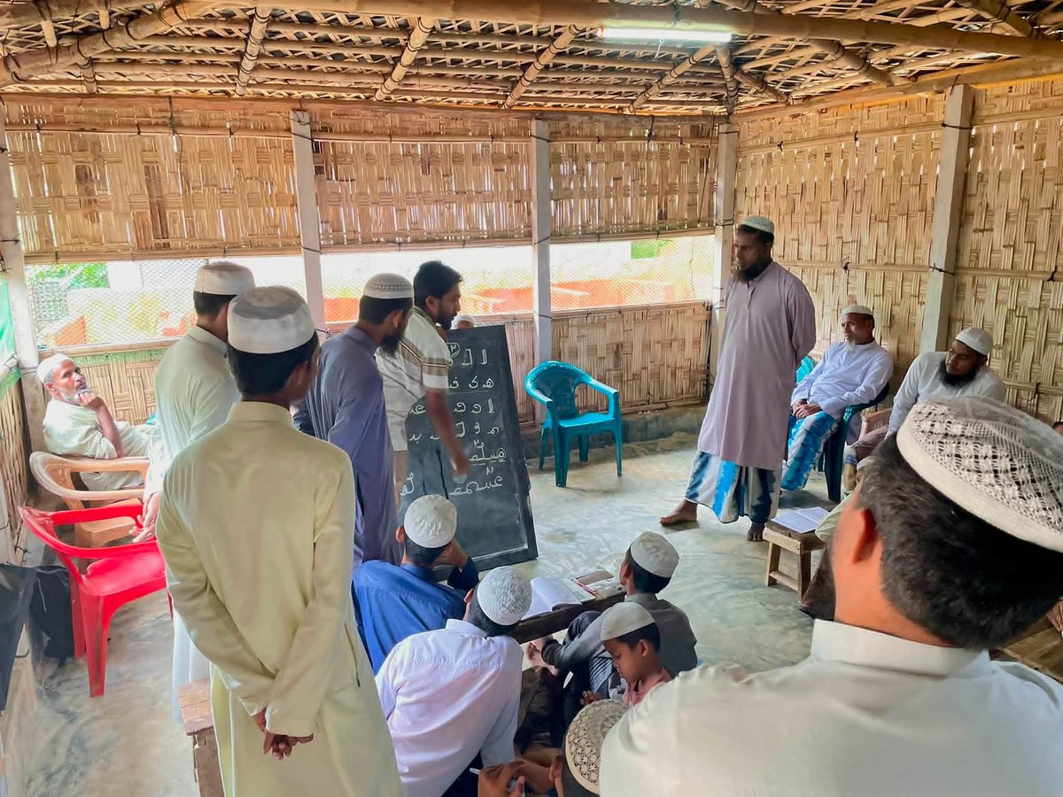 RNEBOFFICIAL's tweet photo. Alhamdulillah, we have successfully completed classes observation at Madrasa namely Morkozul Ulum , located at Camp-15.

Education is the key to preserving our language, identity, and future. https://t.co/lH2ET2l6f8
