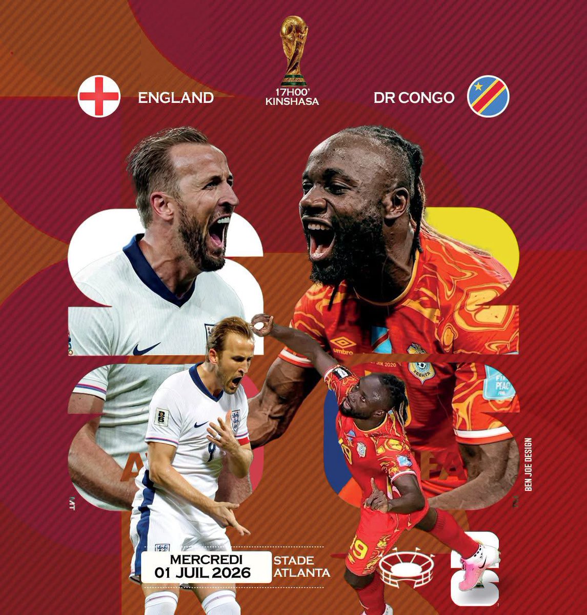 du_kaps's tweet photo. CHALLENGE SPORTIF 🏆
⚽ RDC 🇨🇩 🆚 Angleterre 🏴

Donnez le score exact du match en faveur des Léopards 🐆 
🎯 Faites votre pronostic et tentez de remporter 1 000 $ 💵

✅ Conditions de participation :
1️⃣ S’abonner à notre compte @du_kaps
2️⃣ Partager 
Bonne chance à nos léopards https://t.co/W2I7RIE0Uq