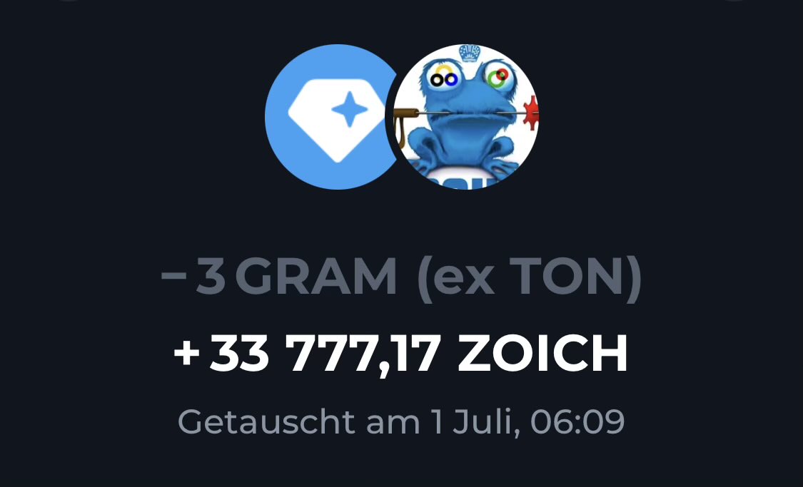 littlejohn_ton's tweet photo. Daily DCA of $ZOICH 🚀

3 TON a day, the future’s clear,
Study $ZOICH, conviction over fear.

#ZOICH #TON #DCA $GRAM https://t.co/ZzjIWHwO8S