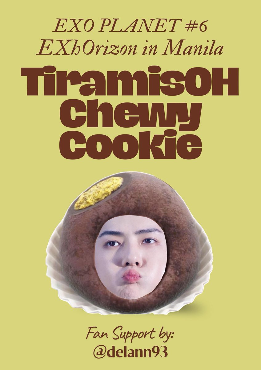delann93's tweet photo. OH, my cookie! DOH you want a bite?

EXO PLANET #6
EXhOrizon in MANILA 
Fan support by: @delann93 

Day 1: TiramisOH Chewy Cookie
Day 2: DOHbai Chewy Cookie

Rt and like
Strictly 1:1, limited qty
Time and loc tba
On the spot trade https://t.co/h18lksCyOu