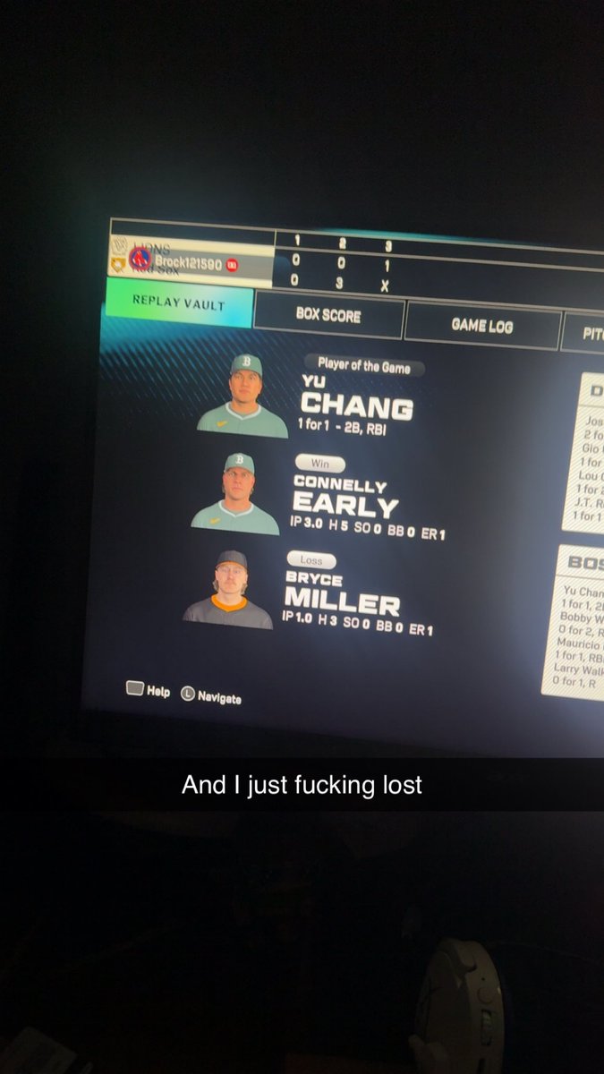 goatdud11's tweet photo. I might have to retire from MLB the show https://t.co/ihjdILJCbs