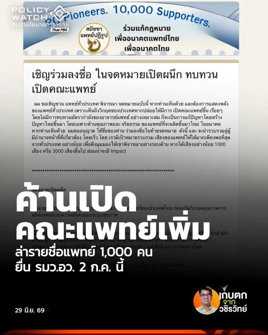 Unrulycat2511's tweet photo. "หมอ" พากันบ่นเหนื่อย เข้าเวรยาว ควงเวรหนัก ไม่ได้พักได้ผ่อน หนักหนาสาหัสเหลือเกิน 

แต่พอเขาจะเปิดรับนักศึกษาแพทย์เพิ่มโดยยืนยันเข้มแข็งว่าคุณภาพไม่ลดลง..กลับ "คัดค้าน" แปลกดีเหมือนกันประเทศนี้ https://t.co/Gg0A3MbP0B
