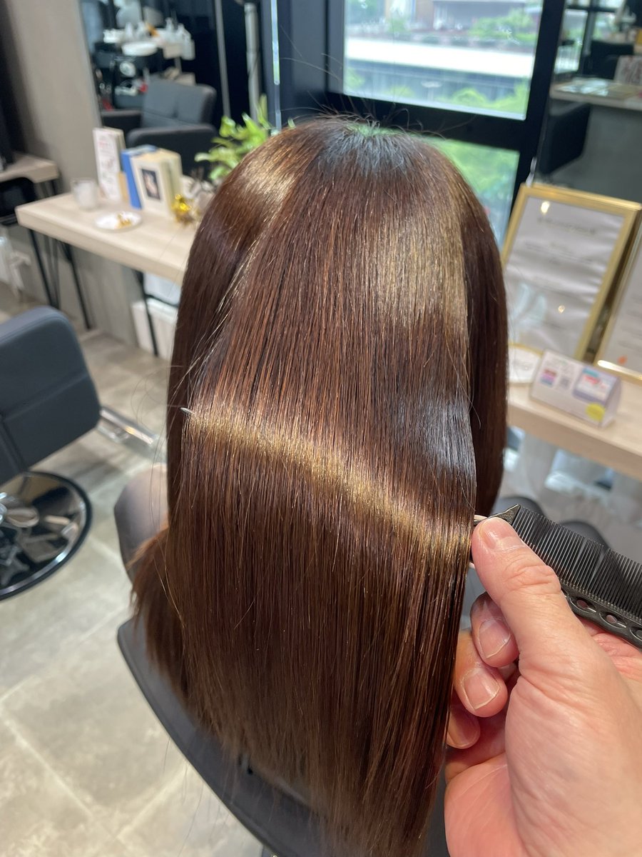 tttomoch's tweet photo. テニミュ＆あんステ参戦に向けてヘアケアに駆け込んできた✨
#ヘアケア
#美髪 https://t.co/3Tfa1duPHc