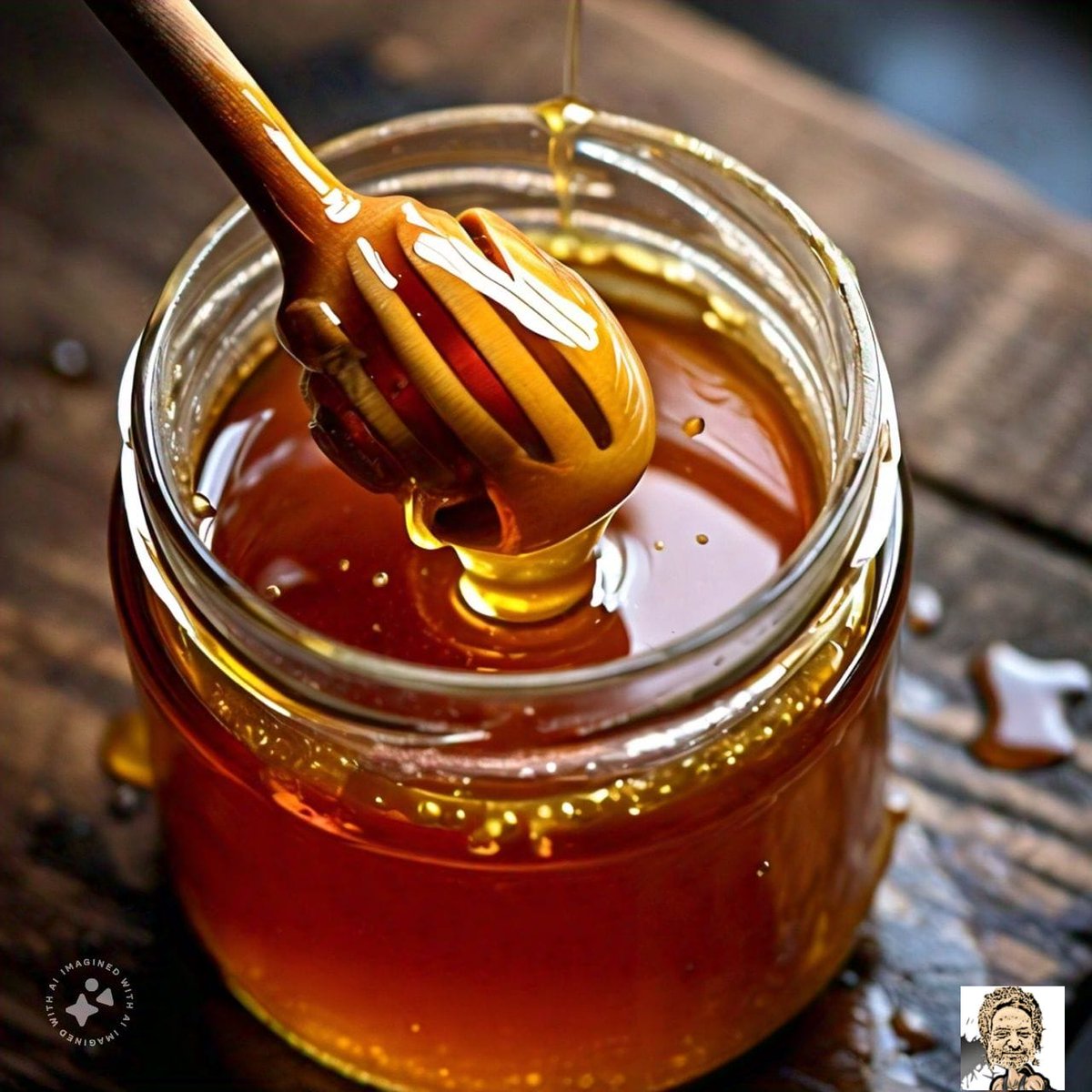 MukeshPathakji's tweet photo. #Honey is made by #bees through a process of collecting nectar from flowers and transforming it into a sweet, viscous liquid. Here's a step-by-step explanation:

1. Nectar collection: Bees visit flowers in search of nectar, a sweet, watery liquid secreted by plants to attract pollinators.
2. Enzyme addition: Bees add an enzyme called invertase to the nectar, which breaks down the complex sugars into simpler ones.
3. Return to hive: Bees store the nectar in their honey stomach, a specialized part of their digestive system specifically designed for this purpose.
4. Regurgitation and evaporation: Bees regurgitate the nectar and share it with other bees in the hive, who then store it in cells within the honeycomb. Water content is reduced through evaporation, thickening the nectar.
5. Honeycomb formation: Bees create hexagonal cells within the honeycomb using wax produced from their own bodies.
6. Honey ripening: Bees fan the nectar with their wings, creating a draft that helps to evaporate excess water. This process thickens the nectar, creating honey.
7. Capping the cells: Once the honey is ripe, bees seal the cells with a layer of wax to protect the honey from air and moisture.

And that's the amazing process of how bees make honey!