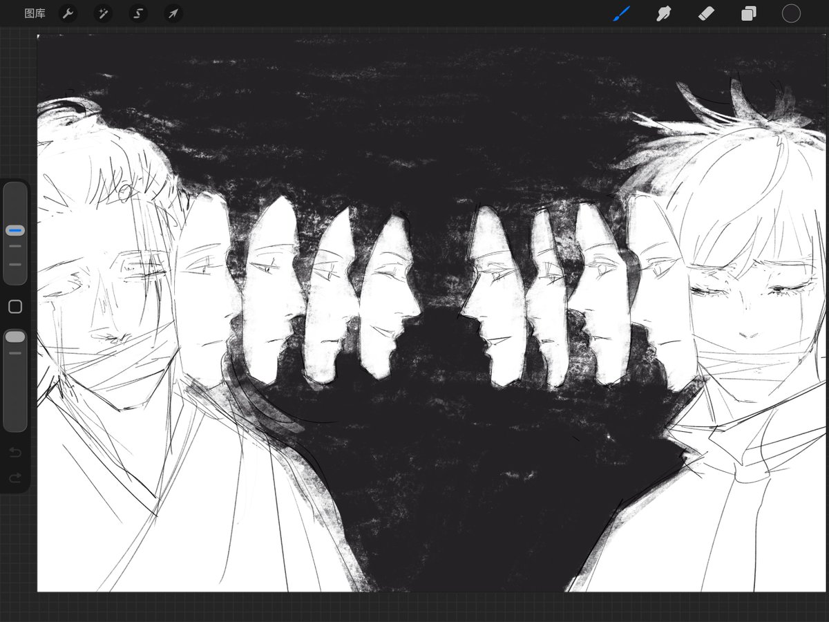 Riddle57299's tweet photo. 五夏wip https://t.co/Nmx0qTF5vG