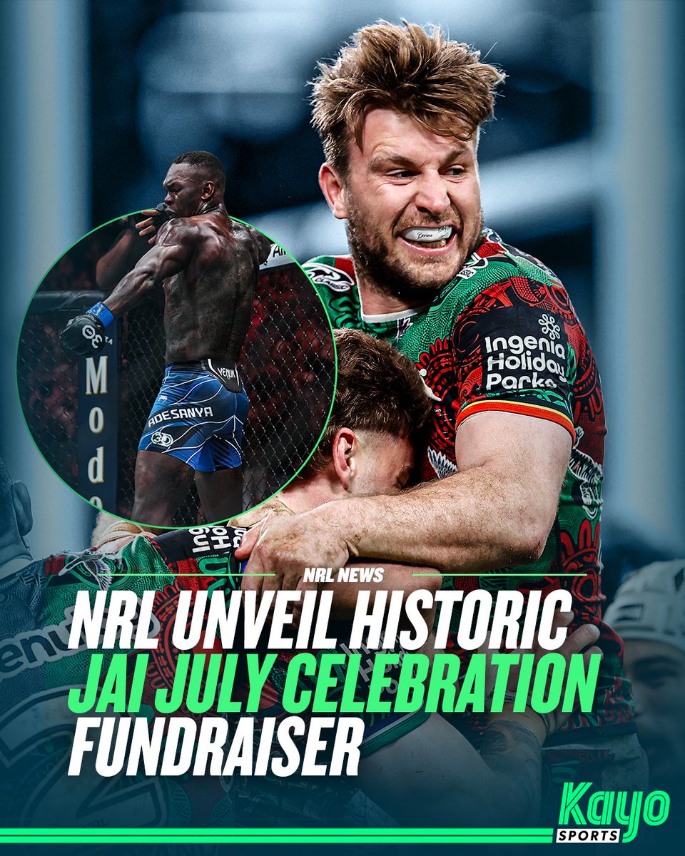 kayosports's tweet photo. The NRL has revealed plans for βJai Julyβ to raise money for retired Rabbitohs star Jai Arrow, with players encouraged to use a bow celebration for every try scored this month.
Get them bows out πΉ
#NRL #JaiArrow https://t.co/I9Yig6ehty