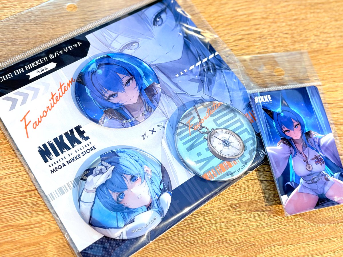 MEGANIKKESTORE's tweet photo. 🟢MEGA NIKKE STORE TOKYO🟢

FOCUS ON NIKKE!! 

本日7/1(水)より第二弾販売開始🌟

今月のフォーカスニケは
イージス部隊のリーダー『ヘルム⚓』

下記3商品を店頭にて販売！
• アクリルジオラマ
• 缶バッジセット
• ステッカー

指揮官の皆様、ご来店お待ちしております！

#ヘルム #NIKKE #ニケ #メガニケ #メガニケストア #FOCUSONNIKKE!!