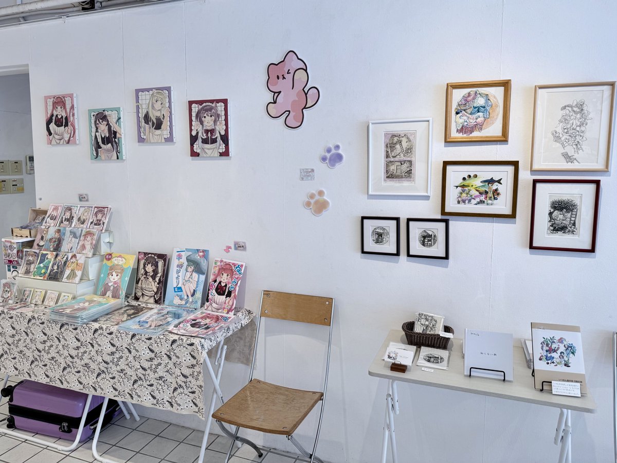 DFGHarajuku's tweet photo. 【開催中の展示情報】
スタジオねこ　『スタジオねこ REBOOT feat.15人展』
2026/06/28 – 07/04
[EAST 101-b]

「あなたの「好き」にきっと出会える。」 15人の作家によるイラストやハンドメイドなどジャンルを超えたクリエイターズマーケットが開催中です🐈💕

【展示レポート】
https://t.co/Zk919HqZgo