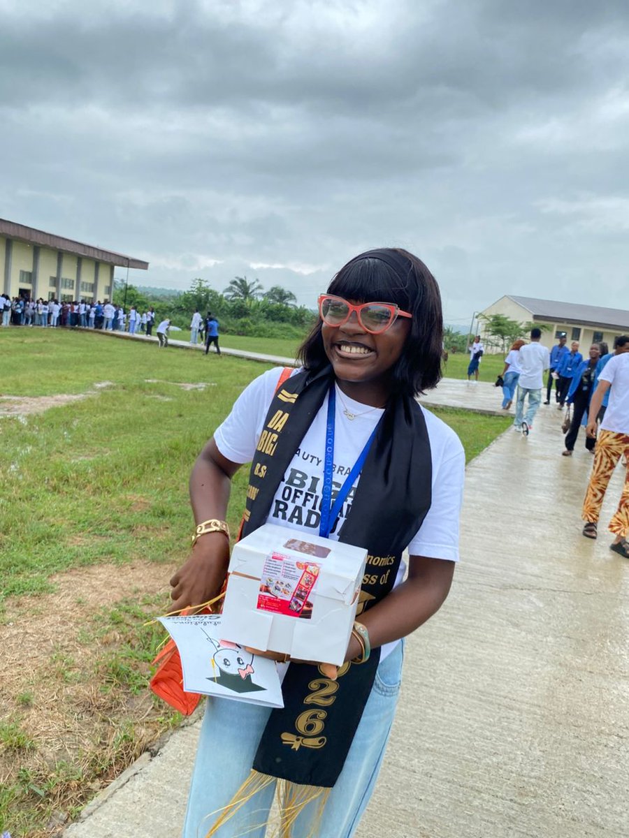danielabigail23's tweet photo. Finally made it outta uni!🎉😍
It can only be God!
|https://t.co/TwY1JNsWxZ. in Microbiology| 
The best is yet to come...

#thankyouJesus
#graduateAbby
#classof2026
#oouagoiwoye https://t.co/Jxwbg9CU8A