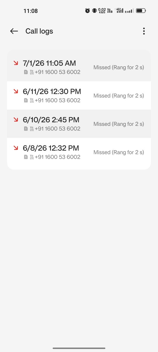 LoveableNadeem's tweet photo. @SBICard_Connect Your team has called me multiple times from +91 1600 53 6002, but every call gets disconnected within 2 seconds. Because of this, I'm unable to connect with your team. Kindly investigate and arrange a proper callback.
@SBICard_Connect https://t.co/09hiYkpJUv