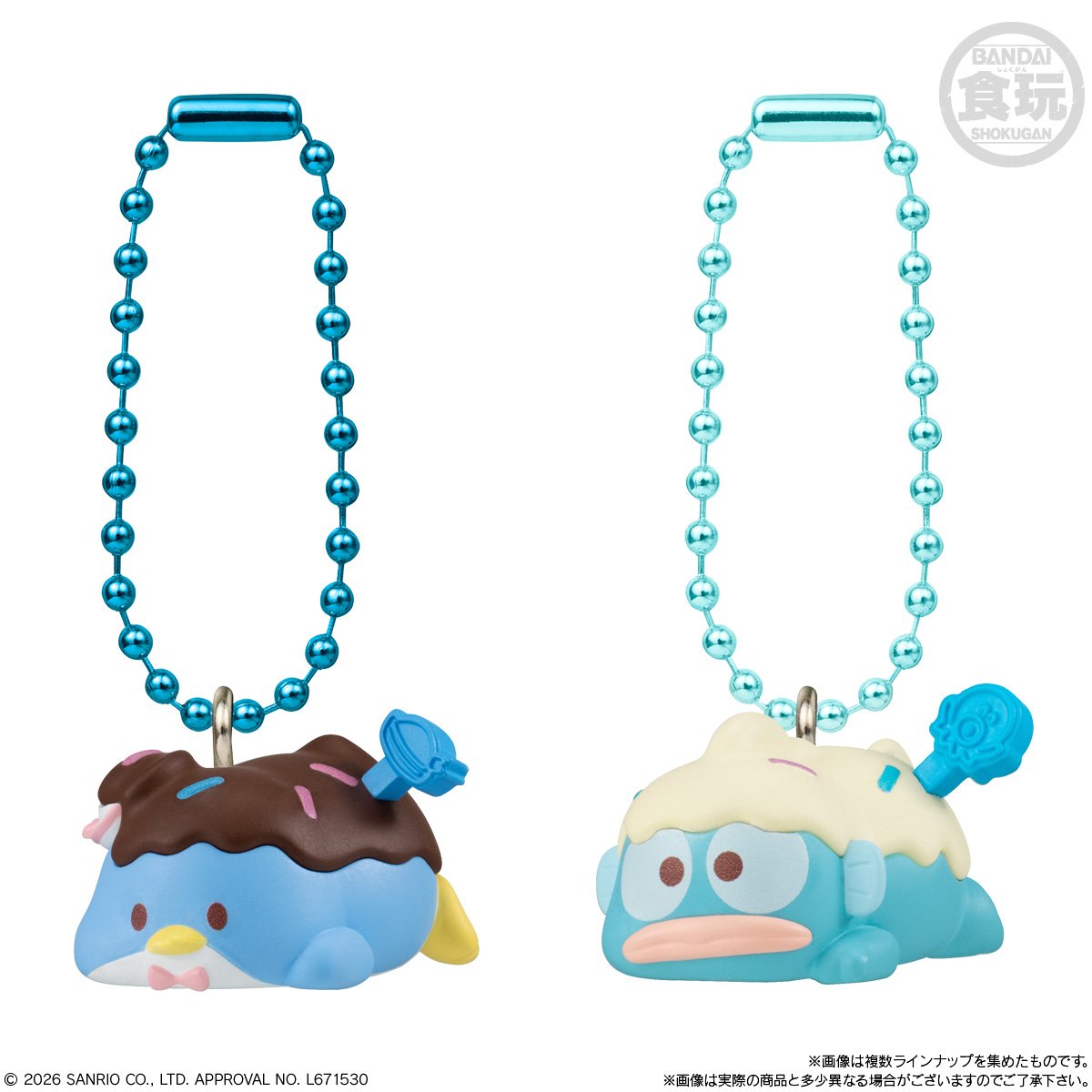 HNGDN_goods's tweet photo. ／
📢12月発売予定⚠️
⋐ サンリオキャラクターズ もちマロチョコチャーム&amp;チョコマシュマロ ⋑
＼

ホワイトチョコがかかったマシュマロのようなハンギョドンが登場予定🍫🤍🐟
おしりピックはさゆりちゃんデザイン🐙🎀
発売をお楽しみに🕺🪩
-----
🍥価格：396円
-----
https://t.co/nnxzrrU5lI https://t.co/fSDqOQ5FgF