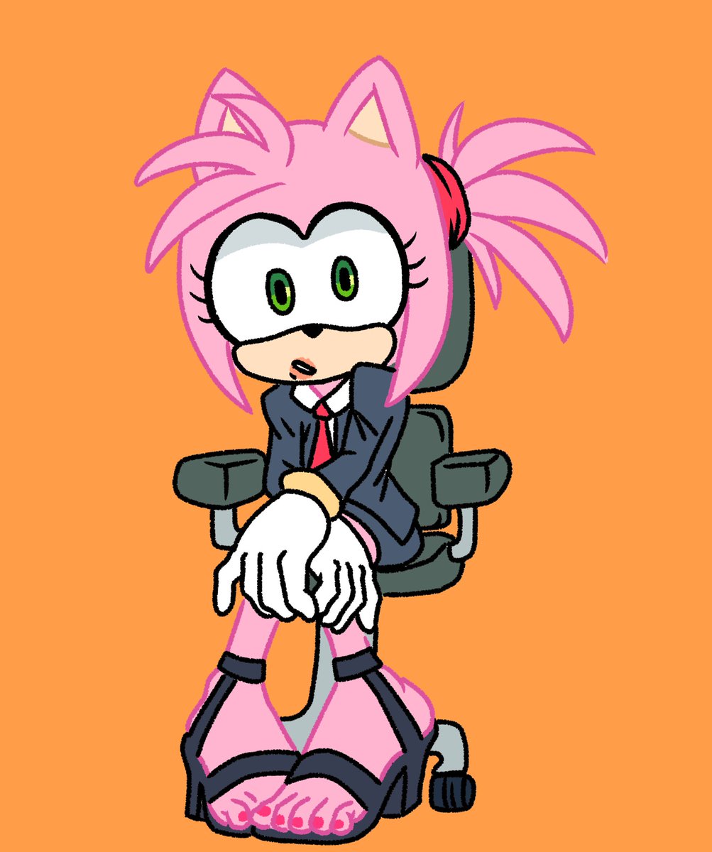 creoquedibujo's tweet photo. Office Amy Rose https://t.co/GPPZu4wMmt