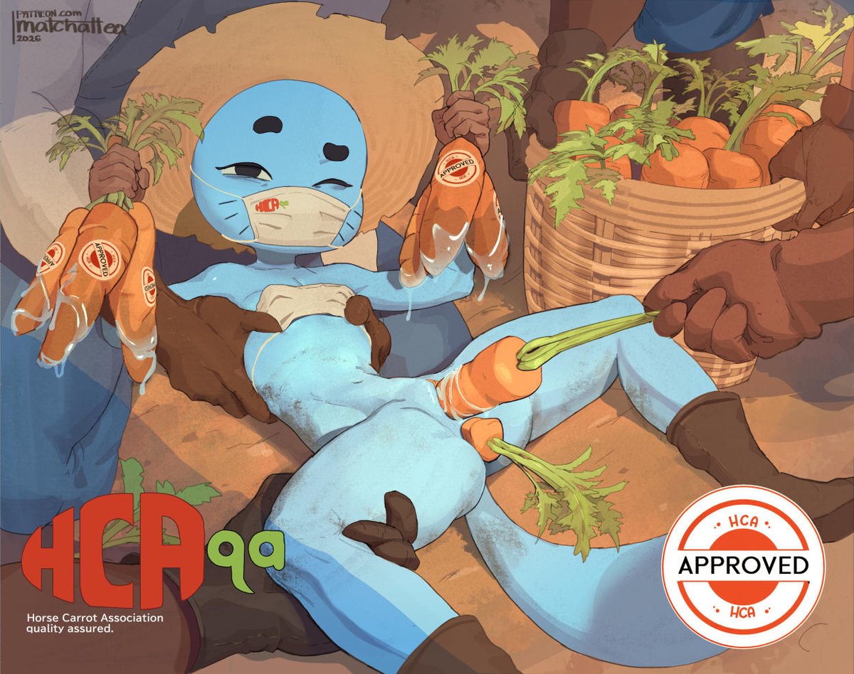 matchattea43's tweet photo. Here at Horse Carrot Farms we ensure high quality produce that are as fresh off the box as if they just came off the ground. Through a dedicated and trained QA team, we promise you quality that persis--Oh my god what are you two doing?! You have to wash those first, you don't kn- https://t.co/7GULNkn604