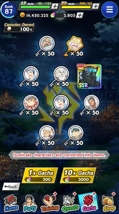 Phlowwtotter's tweet photo. YES!!! I got Great Marine Detective Granruth on my first 10 pulls!

#CraveSaga https://t.co/hvrB6ySa53