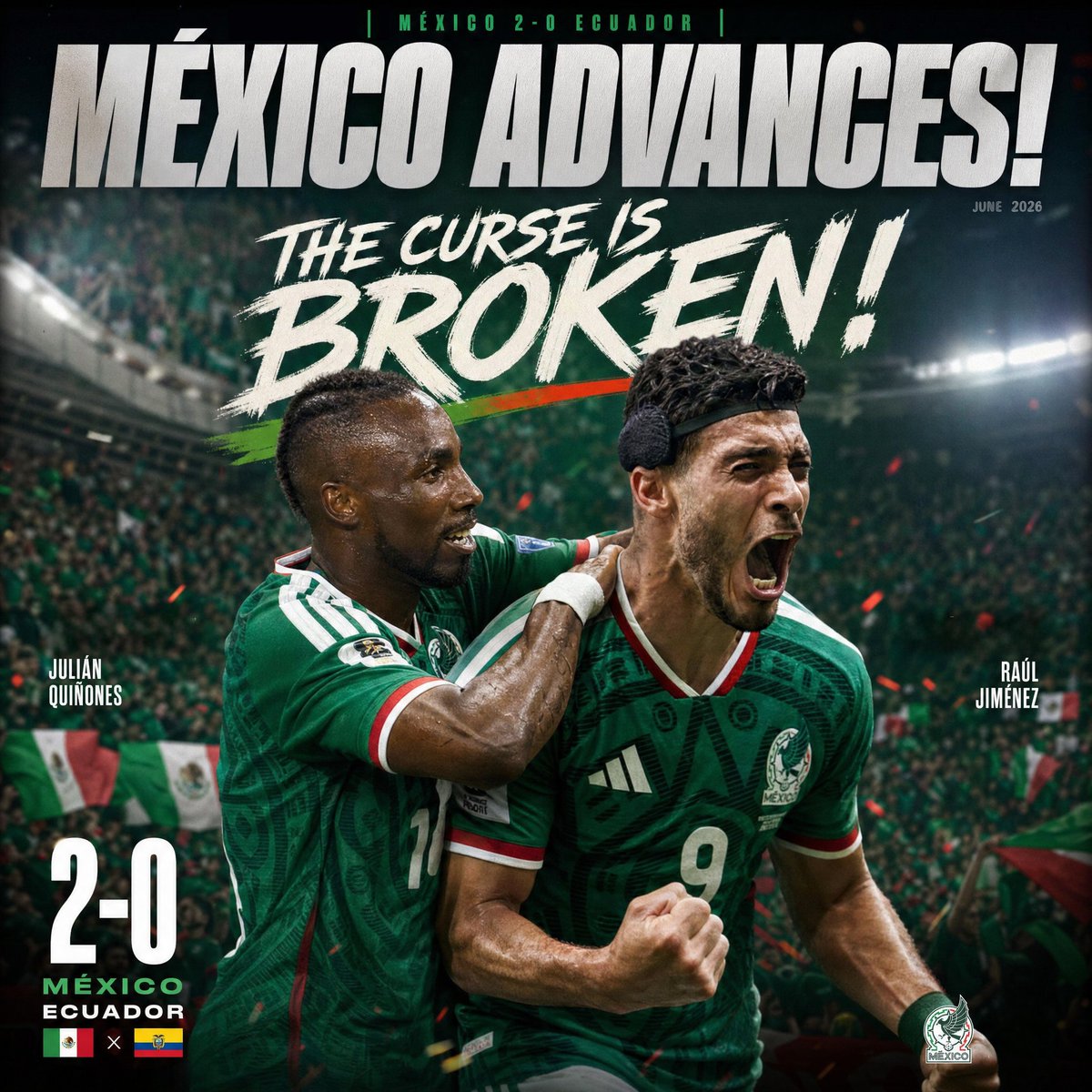 gigablunt's tweet photo. @barstoolsports ¡Vamos México! https://t.co/CzIwBQJ9KC