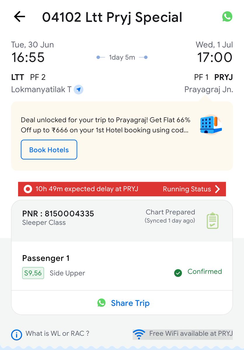 anand_dwi's tweet photo. ये ट्रेन 04102 ltt prayagraj स्पेशल सिर्फ नाम का ही है क्या?
पिछले 2 घण्टे से कहा खड़ा है किसी को मालूम नहीं 
कोई टाइमिंग नहीं है, कोई रेलवे वेंडर नहीं, पीने का पानी नहीं?
यात्री परेशान 12 घण्टा लेट है, कोई जिम्मेदारी नहीं 
@RailMinIndia @PMOIndia @HMOIndia https://t.co/1S5ZIpdEQ9