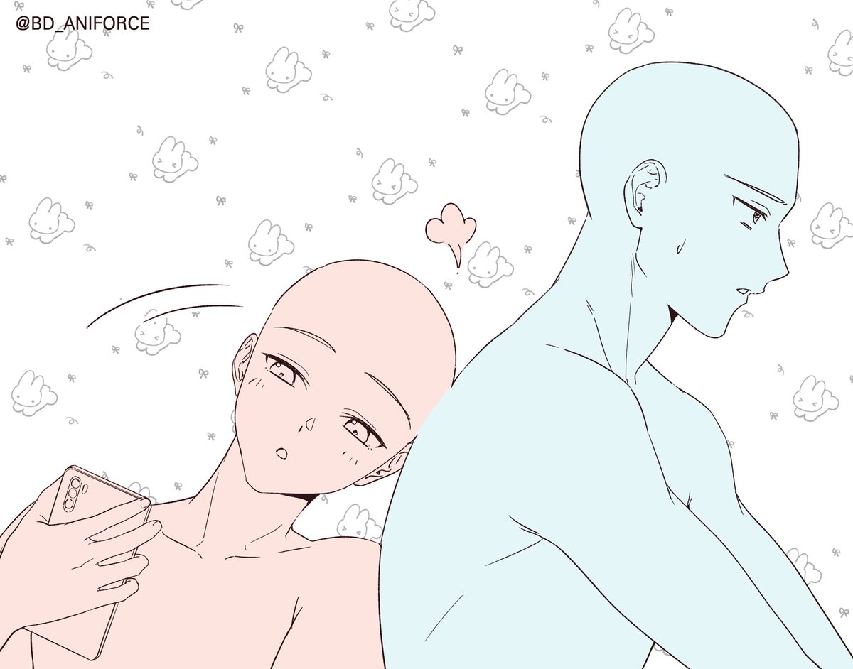 BD_ANIFORCE's tweet photo. 무더위에 지쳐 서로에게 기대거나, 은근슬쩍 등에 기대어 마음을 표현하는 두 사람의 어색하고도 설레는 순간을 그려보세요! 🥰☀️

❣️사용 규칙
✔️출처 표기 (@BD_ANIFORCE)
✔️상업적 이용 금지 / 변형 자유
(No commercial / 商用不可)

#이메레스 #트레틀 #애니포스 #분당애니포스 https://t.co/EUBtl7MUh3
