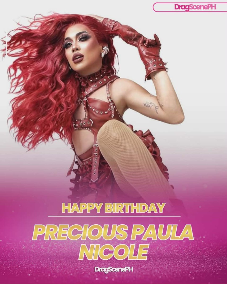 DragScenePH's tweet photo. Happy Birthday to our Season 1 Winner, Boss Rodolfo @PreciousPaulaN ❤️ https://t.co/ULA9nMVsEp