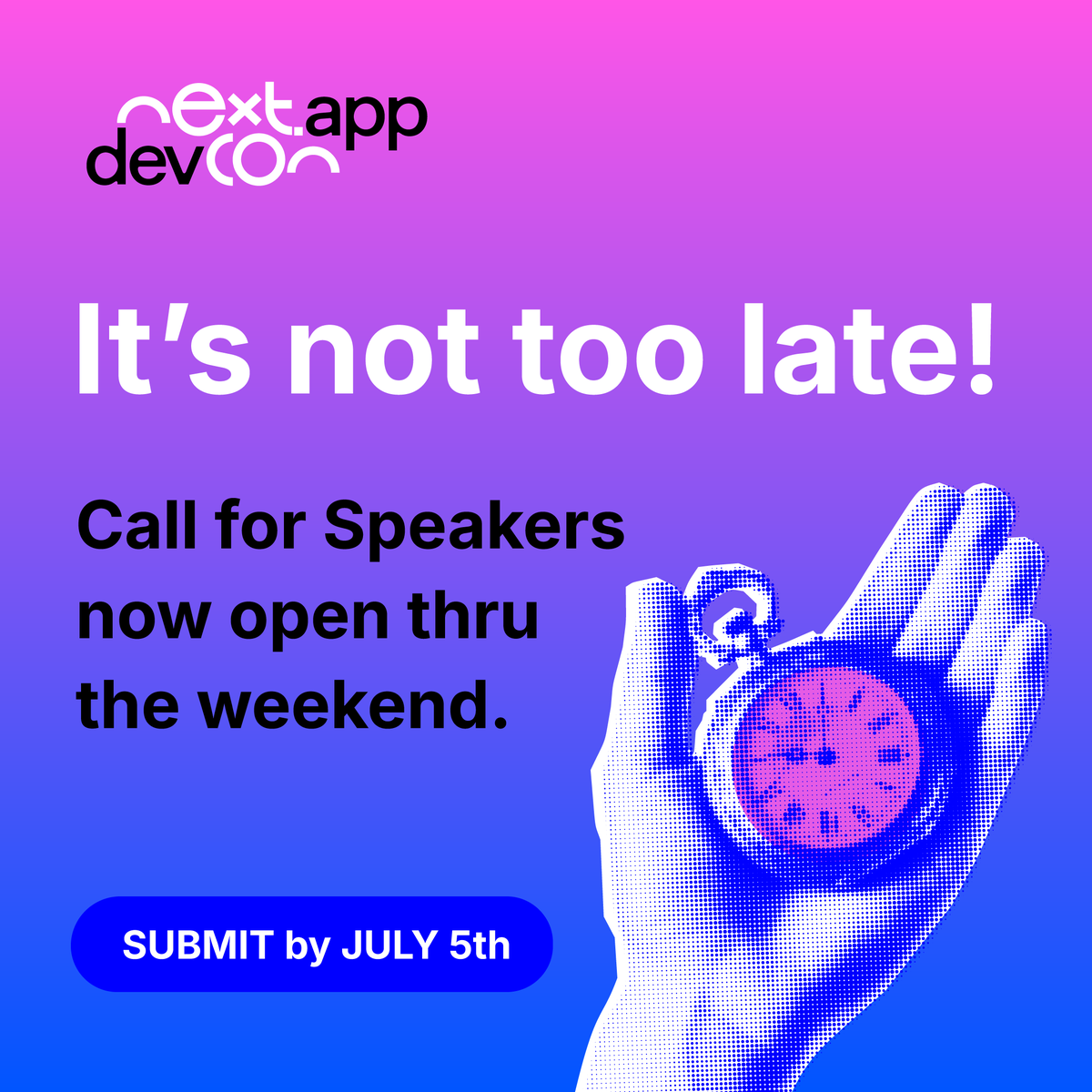 nextappdevcon tweet picture
