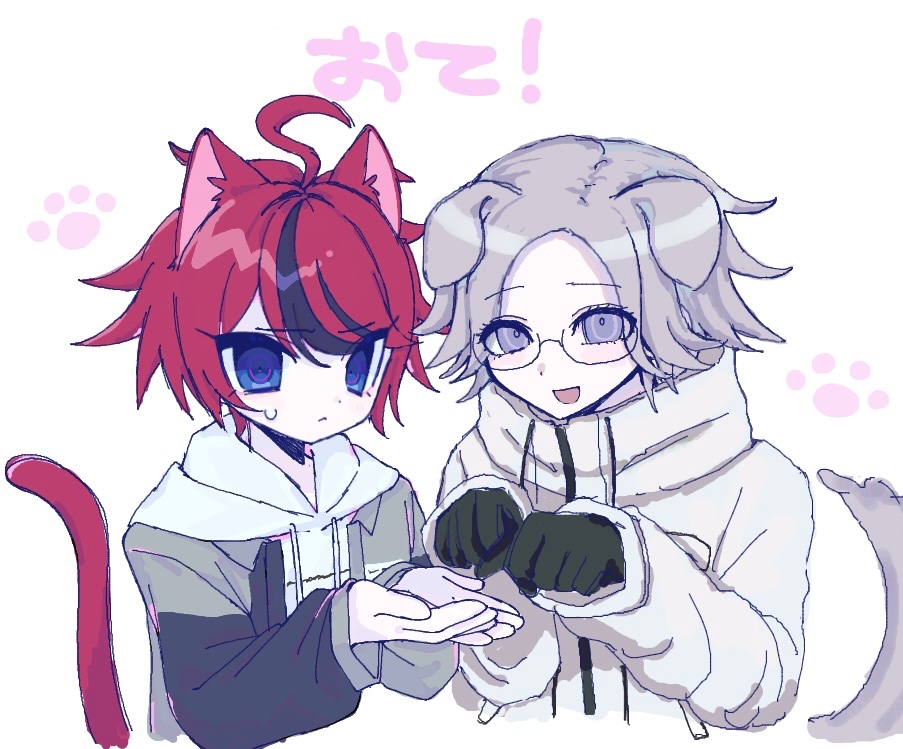 o763a's tweet photo. 拓衛にゃんわん合作したฅ^•ω•^ฅ https://t.co/7k09Nb6hA3