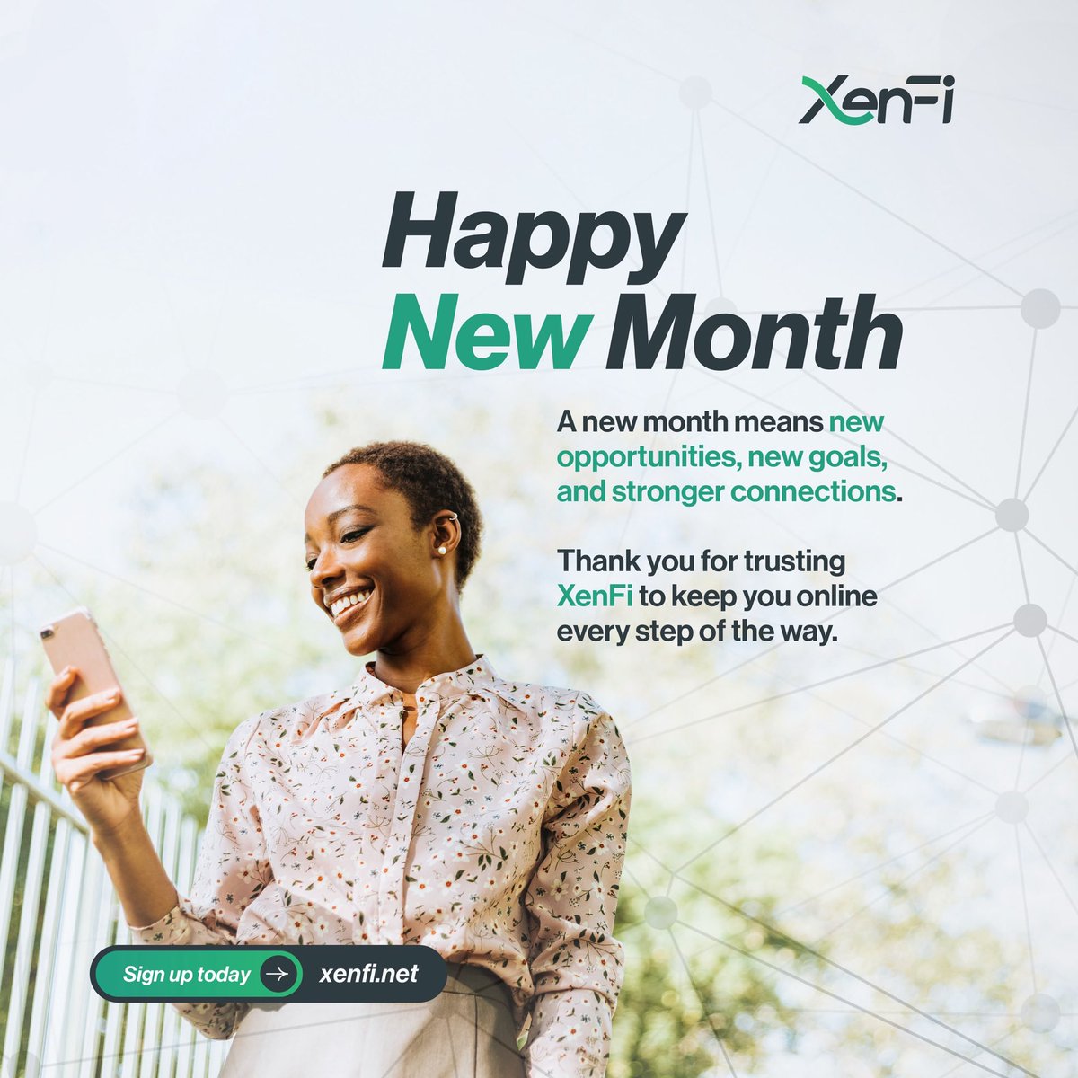 XenFiSystems's tweet photo. New month. Fresh goals. Bigger wins. 🚀

Happy July from all of us at XenFi Systems! Thank you for trusting us to power your WiFi business. Let's make this month count.

#HappyNewMonth #XenFiSystems https://t.co/eJp9ILKZP6