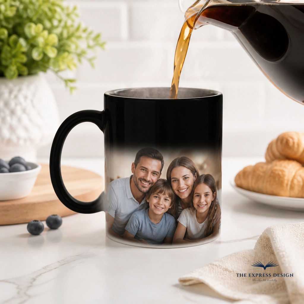 TheXpressdesign's tweet photo. Watch the magic happen! ✨ Our Magic Mugs reveal your favorite photo with hot tea or coffee. London made, high quality, and Free UK Shipping. Get yours here: https://t.co/GU1U7eiBoR #MagicMug #PersonalisedGifts https://t.co/hRNyJICGC2