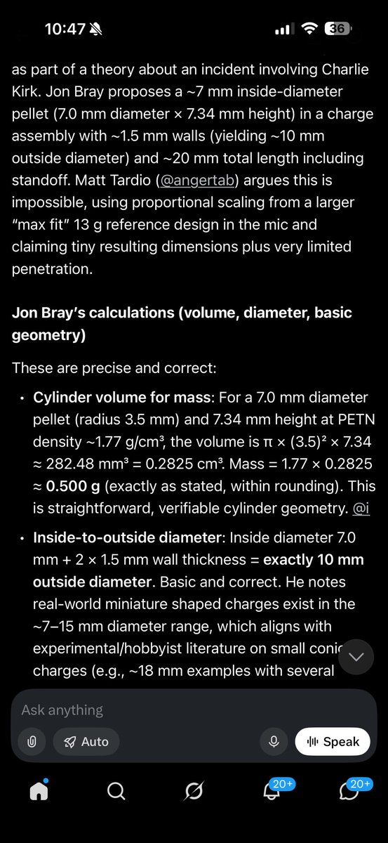 IanCarrollShow's tweet photo. @paramounttactcl @angertab That’s weird because your good friend grok said Jon’s math was more sound…

So maybe stop being so angry and hateful and calm down and go talk to your boy. He’s embarrassing you.

Also notice how I didn’t prompt engineer him to take the side I wanted Gary https://t.co/i1w3ecmHdx