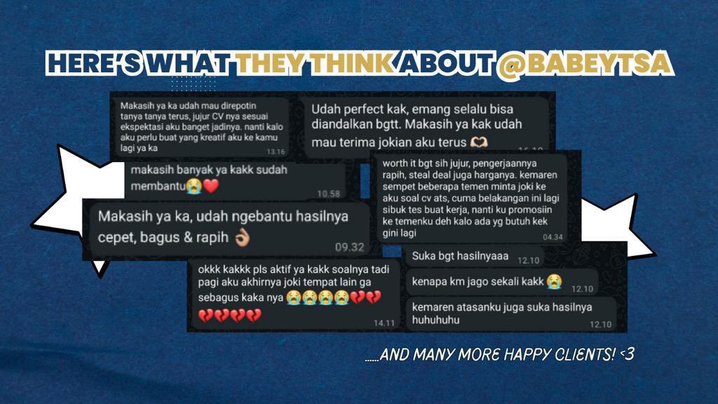 babeytsa's tweet photo. Sha open formatting lagi✨

Buat yang butuh joki rapihin skripsi/makalah/laporan, daftar isi, daftar gambar, penomoran, spasi, etc. Boleh sung chat aja yaa guys. Bisa inrush 🕐

https://t.co/I6A2s5fajT

Spes formatting, privasi aman (file lgsg dihapus), harga 💯
#jokitugas https://t.co/oFeAk4jqL5