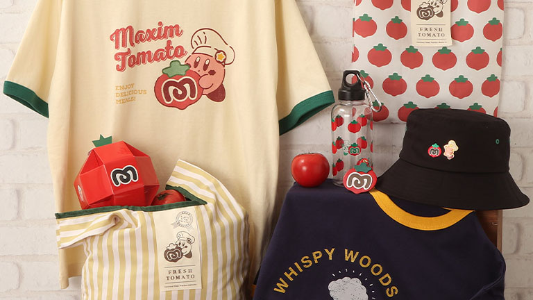 グッズ】「カービィカフェ」より、マキシムトマトをモチーフにした新作
