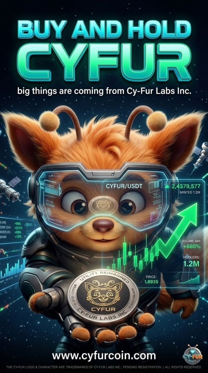 GENOYZALT's tweet photo. GM & Happy New Month, $CYFUR Fam! 

A new month means new opportunities, new milestones, and another chapter to prove what real utility looks like.

The foundation is being built, the community keeps growing stronger, and every day brings us closer to something bigger. Thank you to everyone who raids, holds, builds, and believes in the vision.
Let's start this month with positive energy, strong engagement, and unwavering conviction.

Here's to a month full of growth, innovation, and wins for $CYFUR.

Happy New Month, and GM! Let's make this our best month yet.