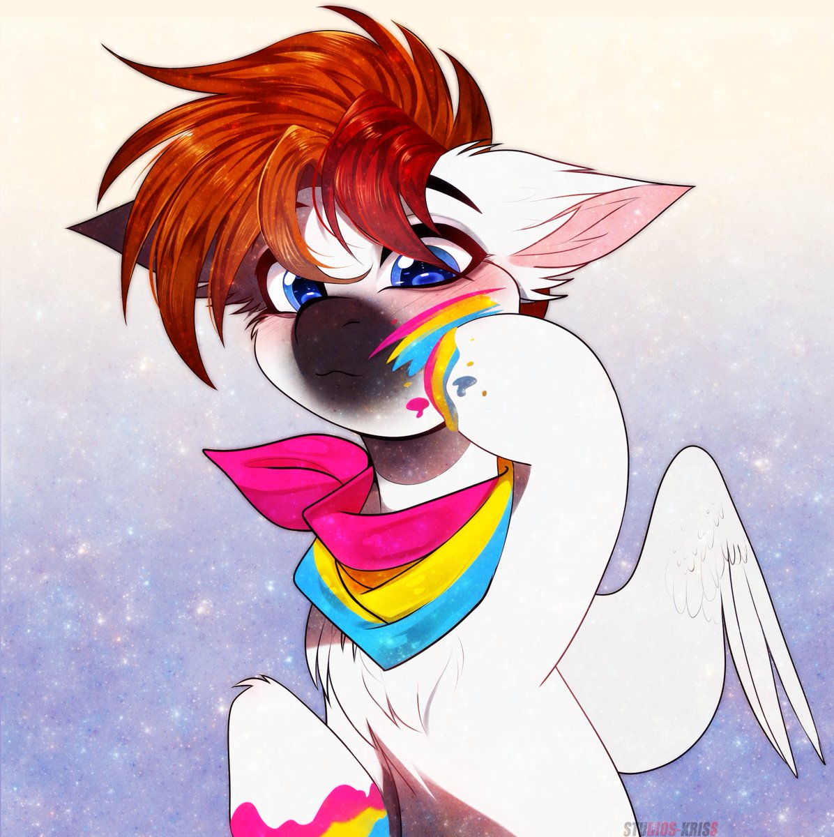 StudiosKriss's tweet photo. Ych pride of @Etyline 🤎💛 https://t.co/2S4LoGT1Zb
