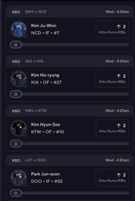 SavageRichard7's tweet photo. 🚨 KBO HRR CHEAT SHEET 🚨
Park Jun Soon O 2 HRR
L5 100% 
L10 80%
L15 73%
SZN 60%
Kim Hyun Soo O 2 HRR
L5 60%
L10 60%
L15 73%
SZN 65%
Kim Ho Ryung O 2 HRR
L5 60%
L10 70%
L15 80%
SZN 58%
Kim Ju Won O 2 HRR
L5 100% 
L10 70%
L15 80%
SZN 60%
JOIN HERE → https://t.co/YGTWbXC4sn https://t.co/P8H2YCjG0v