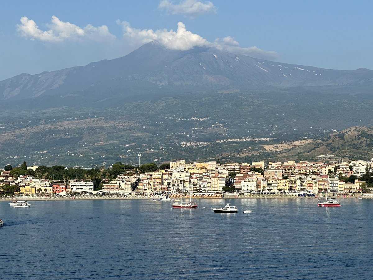 TCsarahbolton's tweet photo. Good morning from Taormina, Sicily and Mt Etna.
@OceaniaCruises #OceaniaAllura @TCworldwide @life_at_tc #TCExperience @CLIAEurope #CLIAMaster #Awardwinningcruiseagent #CruiseExpert #AdultOnly #LuxuryCruise #Etna #Sicily https://t.co/HoZvKH33YG