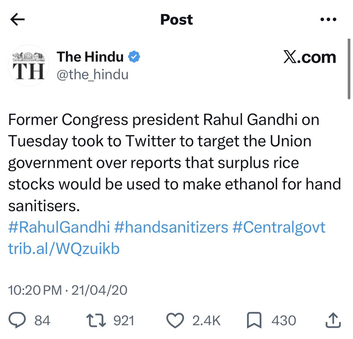 DrNimoYadav's tweet photo. Why Rahul Gandhi is not speaking on Ethanol Scam? 🤡

Blud is doing this since 2020. https://t.co/UV8zCCC8j9