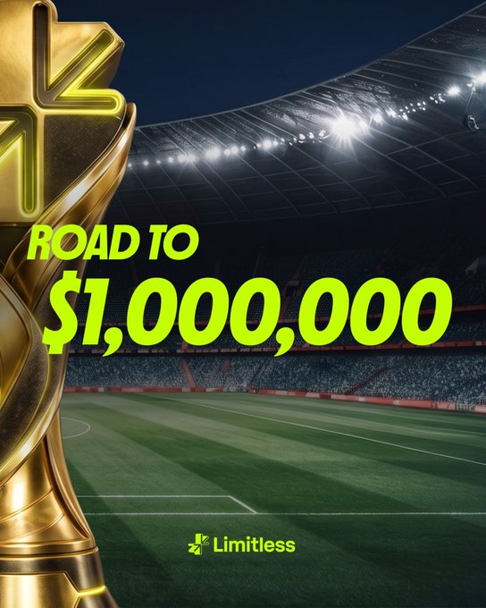 shohanur00st's tweet photo. $1,000,000 and counting 🏆 Every trader grows the prize, every quest grows my shot. Road to Legend has begun, who's in? @trylimitless #RoadToLegend https://t.co/H91sIMss9t